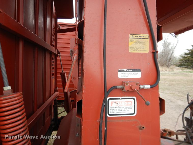 image for item DJ1191 Hesston hay bale stacker