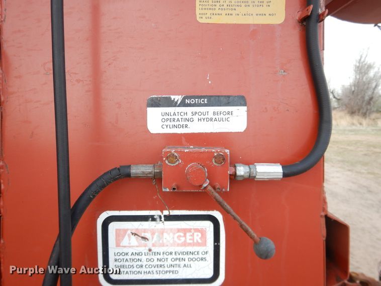 image for item DJ1191 Hesston hay bale stacker