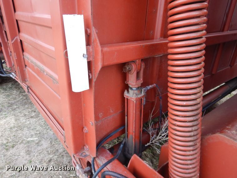 image for item DJ1191 Hesston hay bale stacker