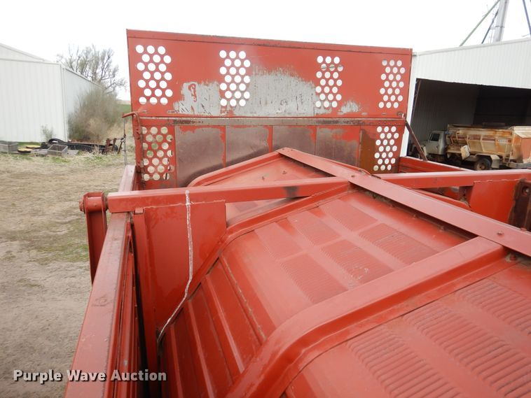 image for item DJ1191 Hesston hay bale stacker