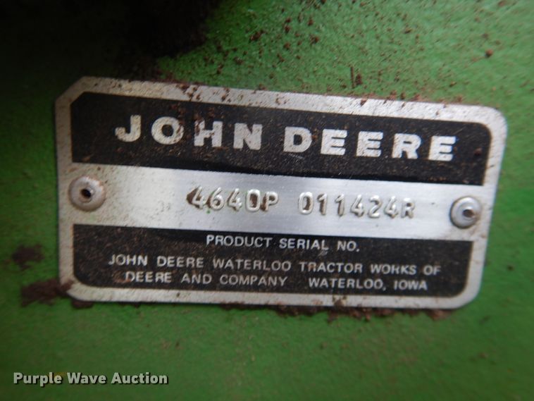 image for item DJ1203 1980 John Deere 4640  tractor