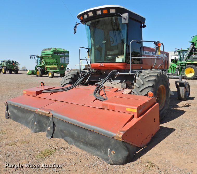 image for item DJ8428 2008 Massey-Ferguson 9635  windrower