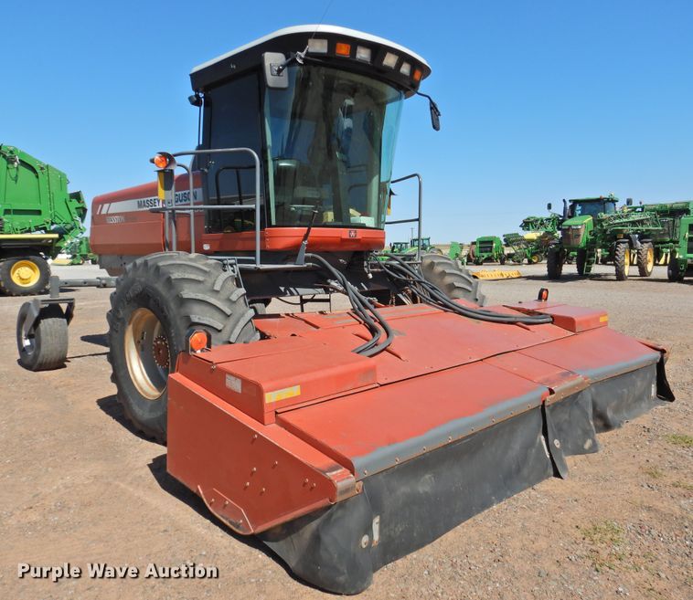 image for item DJ8428 2008 Massey-Ferguson 9635  windrower