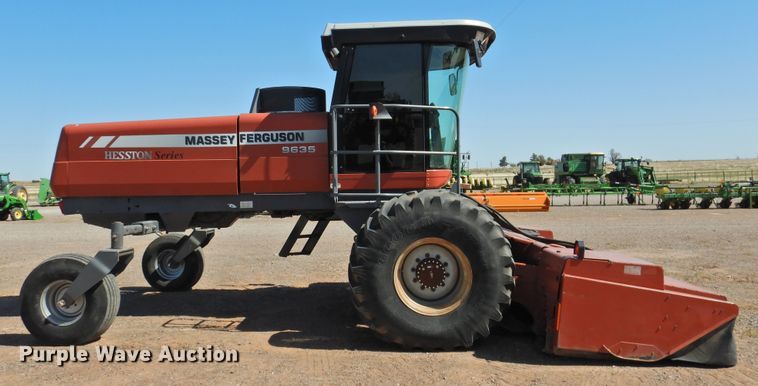 image for item DJ8428 2008 Massey-Ferguson 9635  windrower