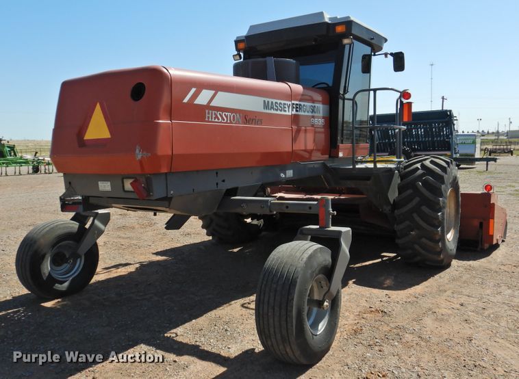 image for item DJ8428 2008 Massey-Ferguson 9635  windrower