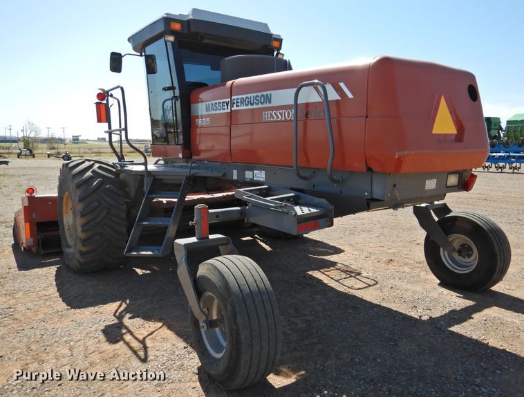 image for item DJ8428 2008 Massey-Ferguson 9635  windrower