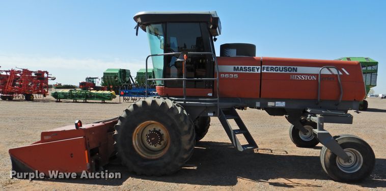 image for item DJ8428 2008 Massey-Ferguson 9635  windrower