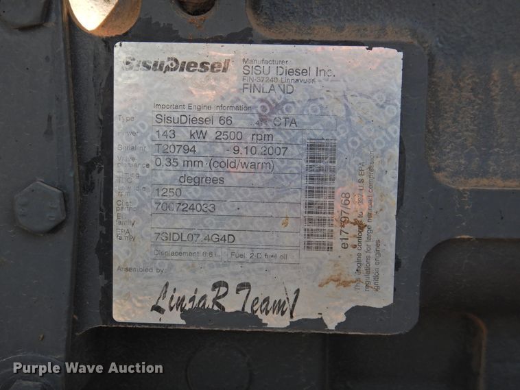 image for item DJ8428 2008 Massey-Ferguson 9635  windrower