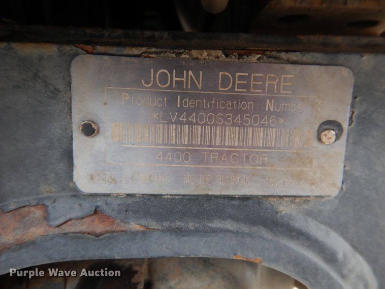 image for item DL2889 John Deere 4400  MFWD tractor