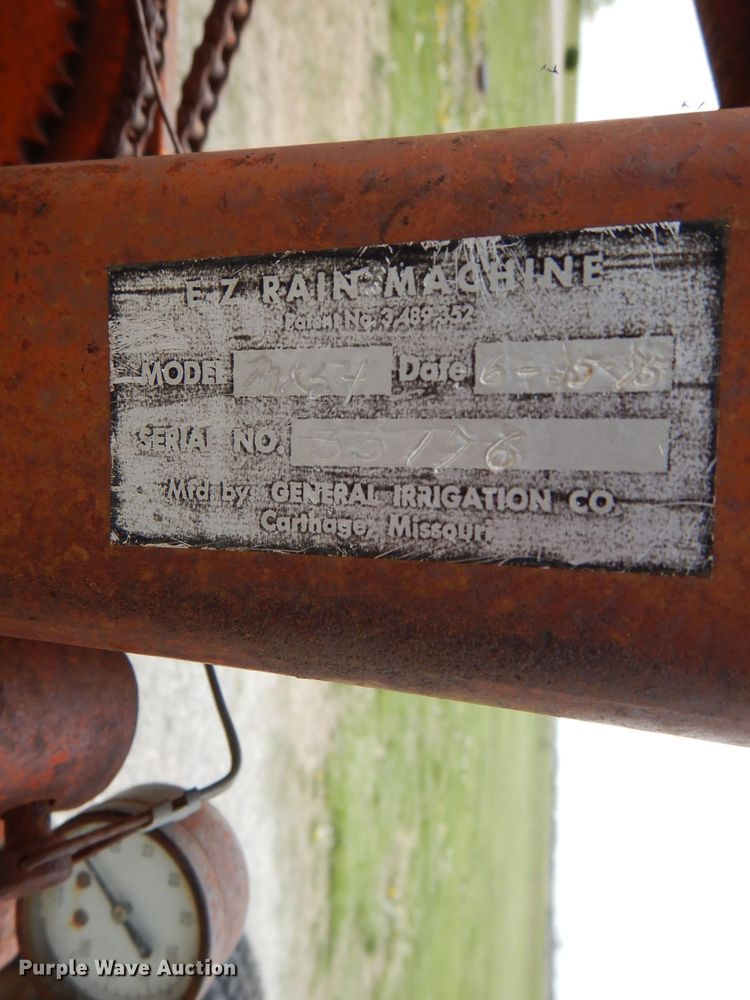 image for item DL2926 1975 EZ Rain Machine MK54 irrigation gun