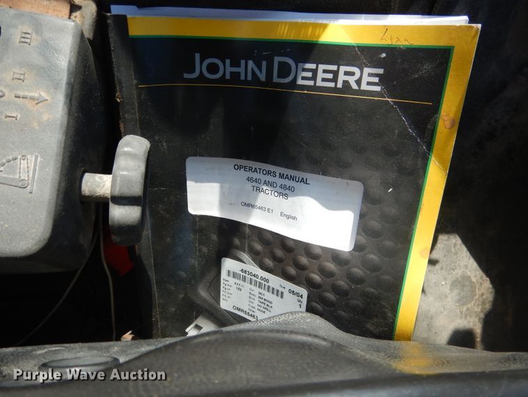 image for item FI9022 1980 John Deere 4640  tractor