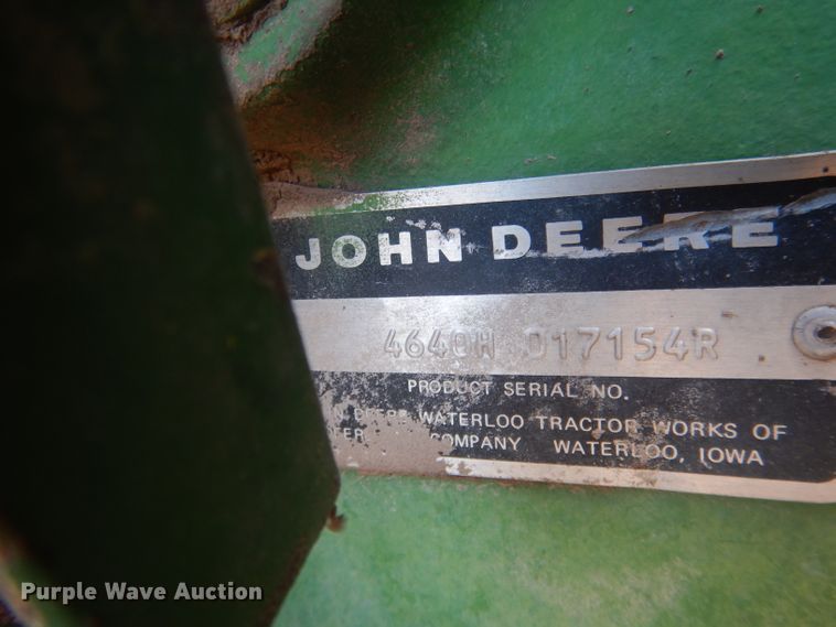 image for item FI9022 1980 John Deere 4640  tractor