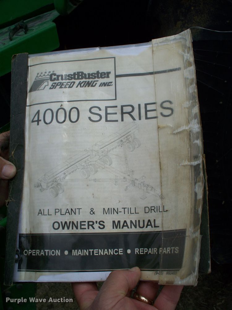 image for item GQ9528 2007 CrustBuster 4030  no-till grain drill