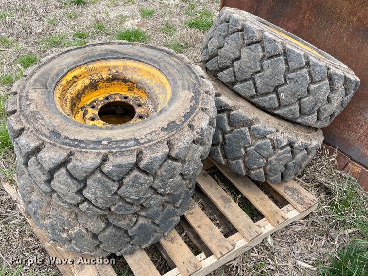 image for item II9393 (4) 12x16.5 tires and wheels