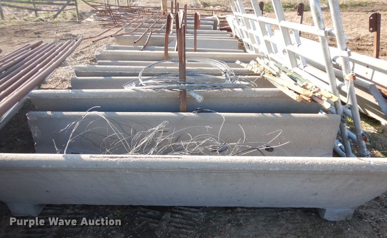 image for item IP9117 Approximately 13 concrete feed bunks