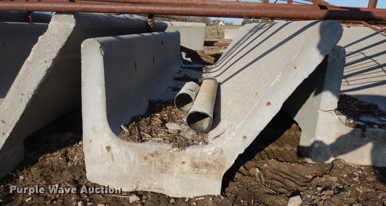 image for item IP9117 Approximately 13 concrete feed bunks
