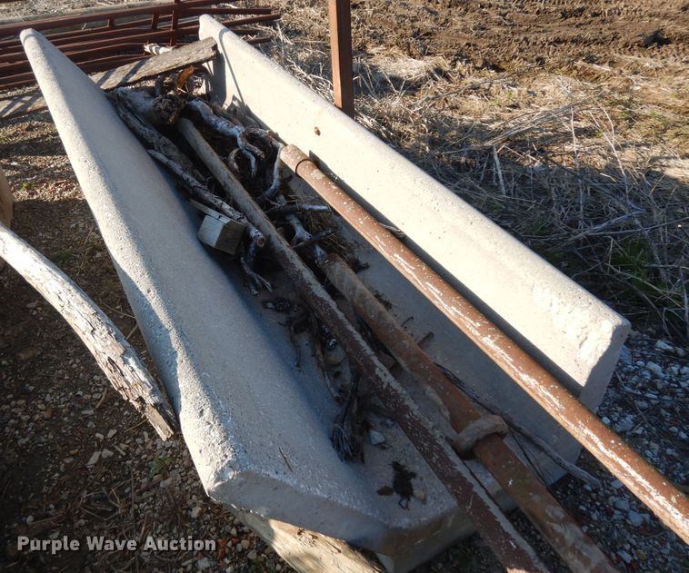 image for item IP9117 Approximately 13 concrete feed bunks