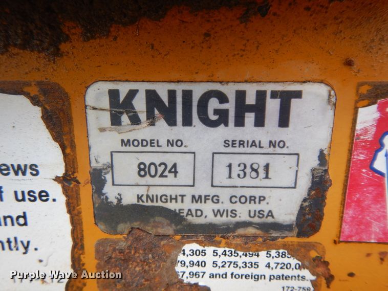 image for item IP9121 Knight 8024  manure spreader