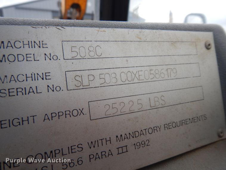 image for item IP9130 1999 JCB 508C  telehandler