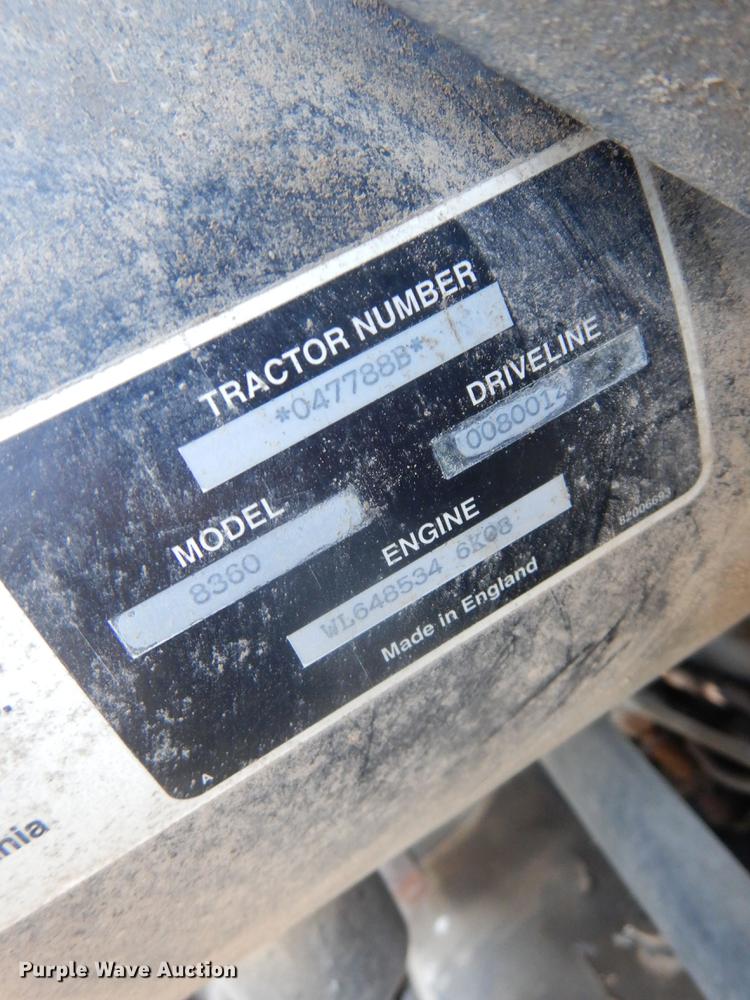 image for item IP9147 1996 New Holland 8360  MFWD tractor