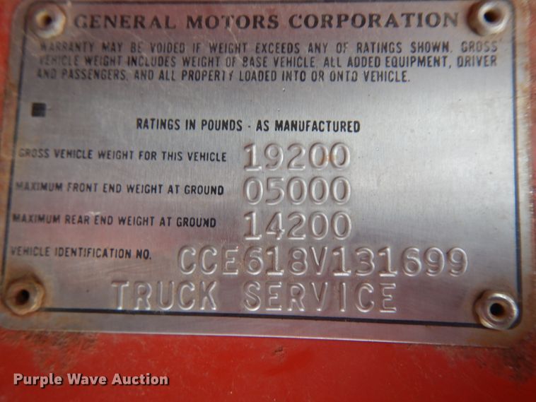 image for item IP9243 1978 Chevrolet C65  fertilizer delivery truck