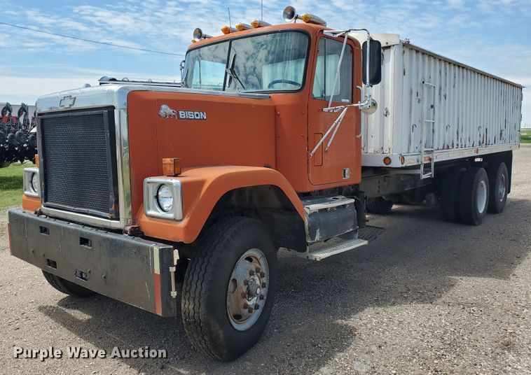 image for item IX9229 1980 Chevrolet Bison  grain truck