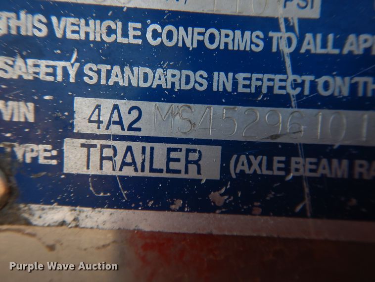 image for item DJ1184 2006 Eby  walking floor trailer