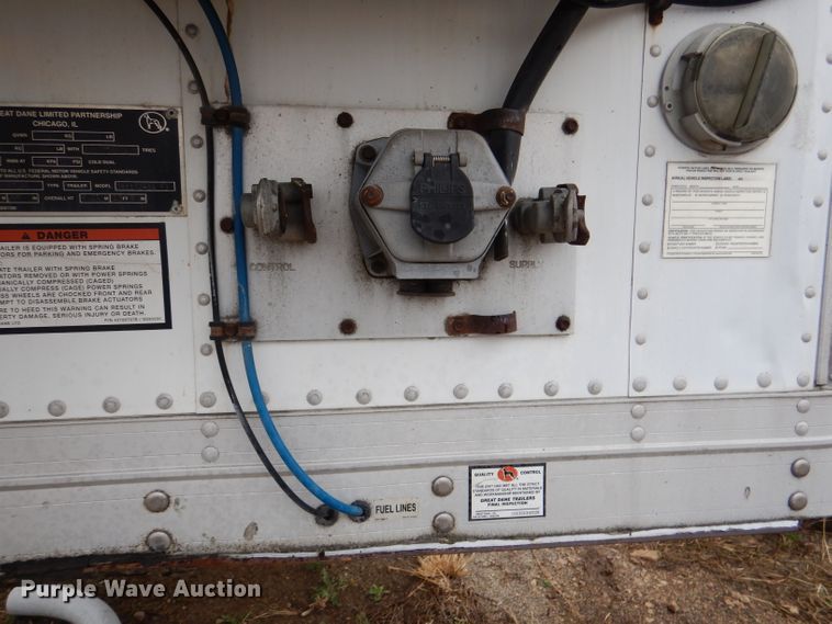 image for item DL2819 2003 Great Dane 7811TZ-1A 53  refrigerated van trailer