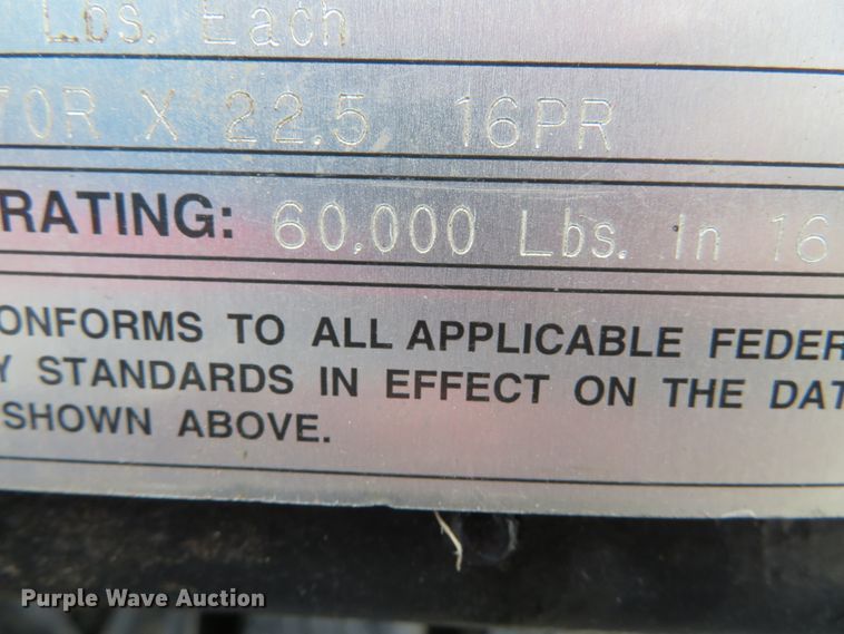 image for item DN5799 1995 Trail King TK60MG-482  lowboy equipment trailer