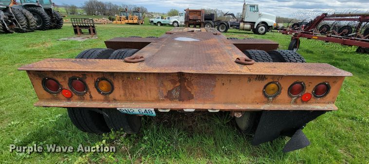 image for item FL9217 1986 Witco Challenger RG-40  lowboy equipment trailer