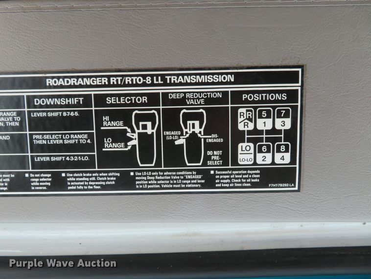 image for item FP9254 2000 Sterling L-Line  crane truck