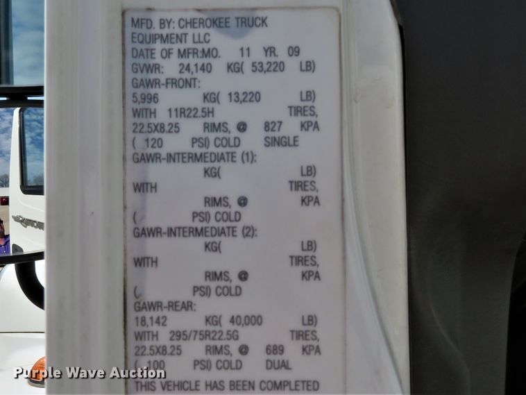 image for item FP9258 2009 International WorkStar 7400  utility / service truck