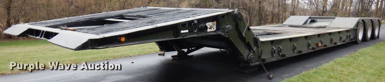 image for item HR9186 1997 Load King lowboy equipment trailer