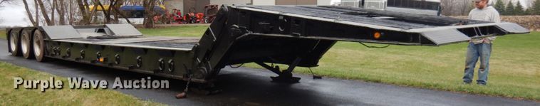 image for item HR9186 1997 Load King lowboy equipment trailer