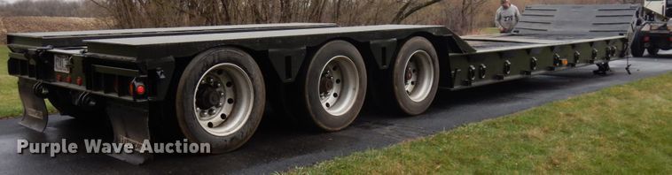 image for item HR9186 1997 Load King lowboy equipment trailer