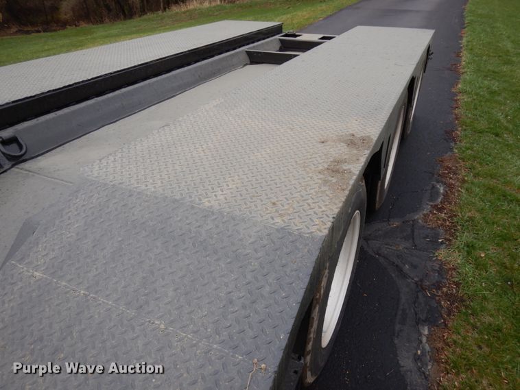 image for item HR9186 1997 Load King lowboy equipment trailer