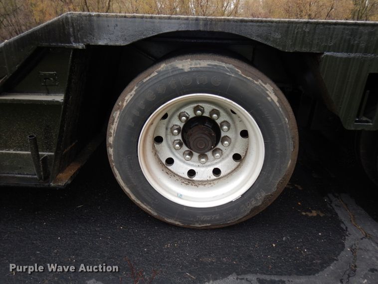 image for item HR9186 1997 Load King lowboy equipment trailer