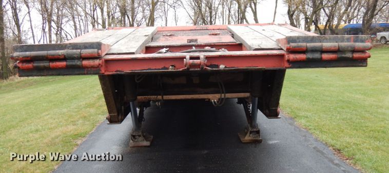 image for item HR9187 1990 Load King 403DFP  lowboy equipment trailer