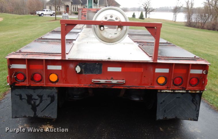 image for item HR9187 1990 Load King 403DFP  lowboy equipment trailer