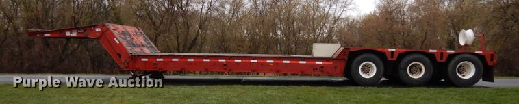 image for item HR9187 1990 Load King 403DFP  lowboy equipment trailer