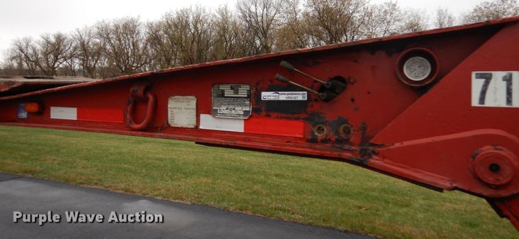 image for item HR9187 1990 Load King 403DFP  lowboy equipment trailer