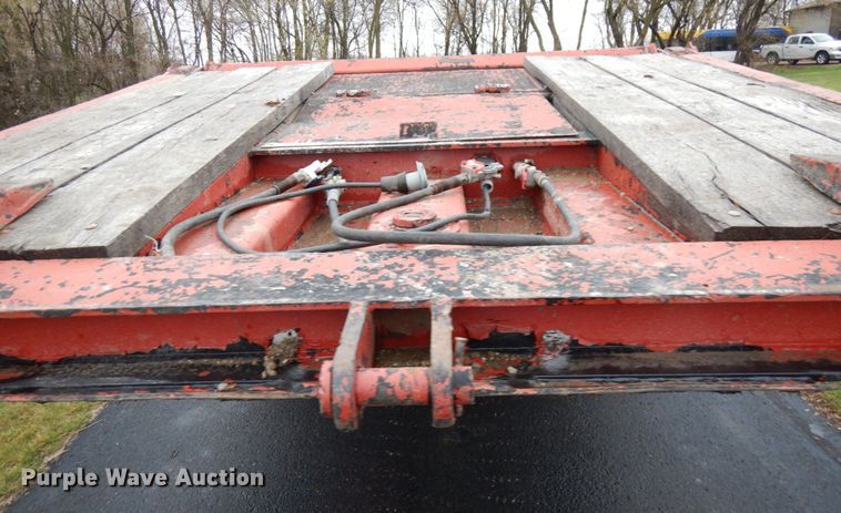 image for item HR9187 1990 Load King 403DFP  lowboy equipment trailer