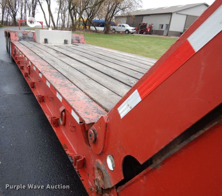 image for item HR9187 1990 Load King 403DFP  lowboy equipment trailer