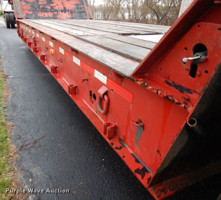 image for item HR9187 1990 Load King 403DFP  lowboy equipment trailer