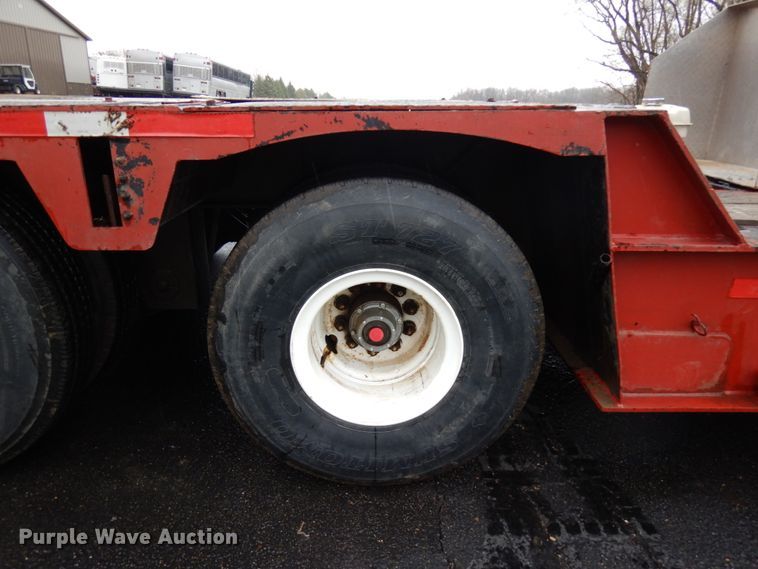 image for item HR9187 1990 Load King 403DFP  lowboy equipment trailer