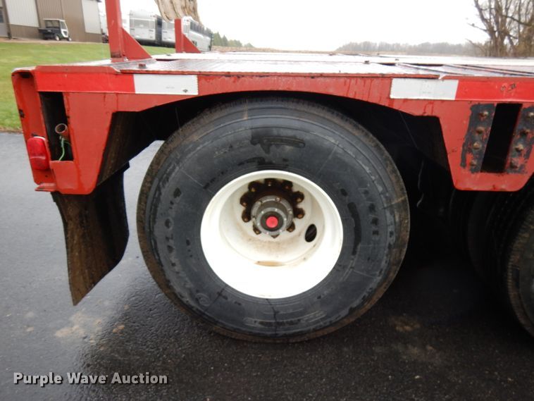 image for item HR9187 1990 Load King 403DFP  lowboy equipment trailer