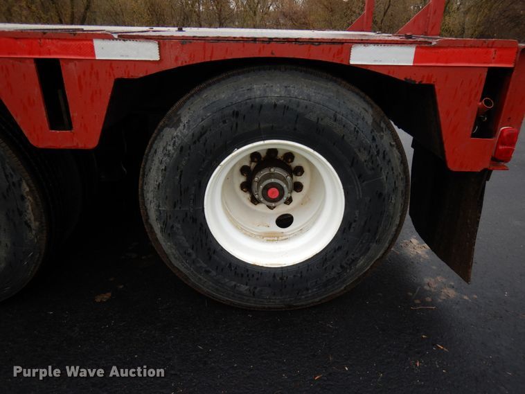 image for item HR9187 1990 Load King 403DFP  lowboy equipment trailer