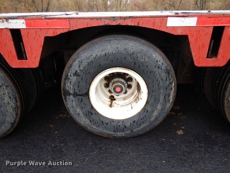 image for item HR9187 1990 Load King 403DFP  lowboy equipment trailer