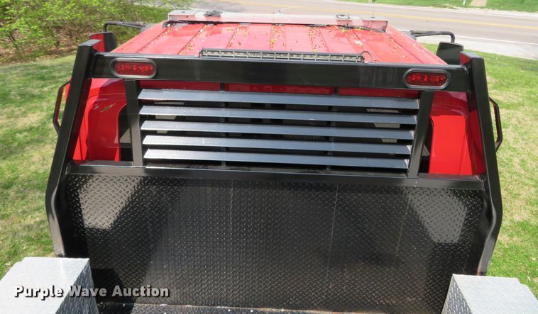 image for item HV9734 2003 International 4300  Crew Cab flatbed truck