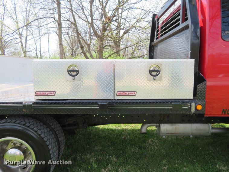 image for item HV9734 2003 International 4300  Crew Cab flatbed truck